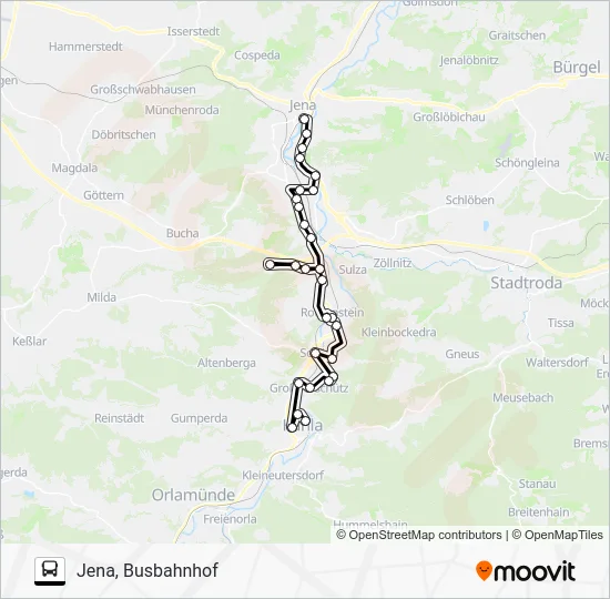 Автобус 481: карта маршрута