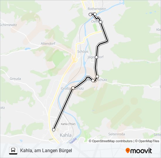 481 bus Line Map