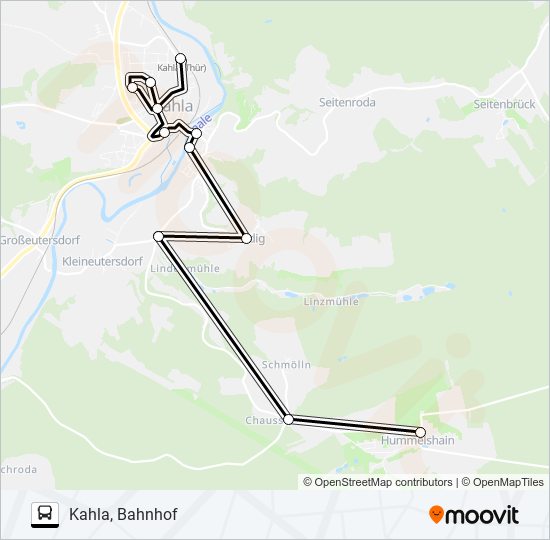 481 bus Line Map