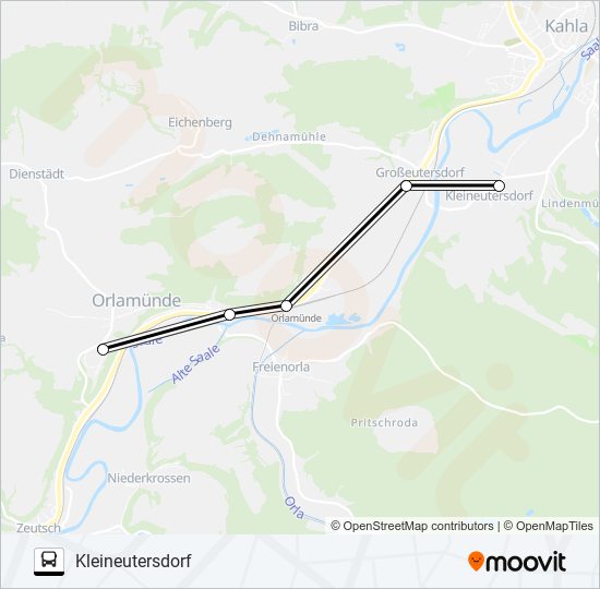 484 bus Line Map