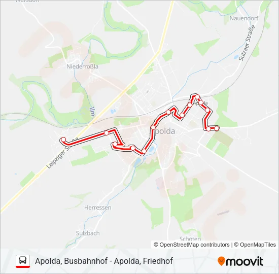 2 Bus Line Map