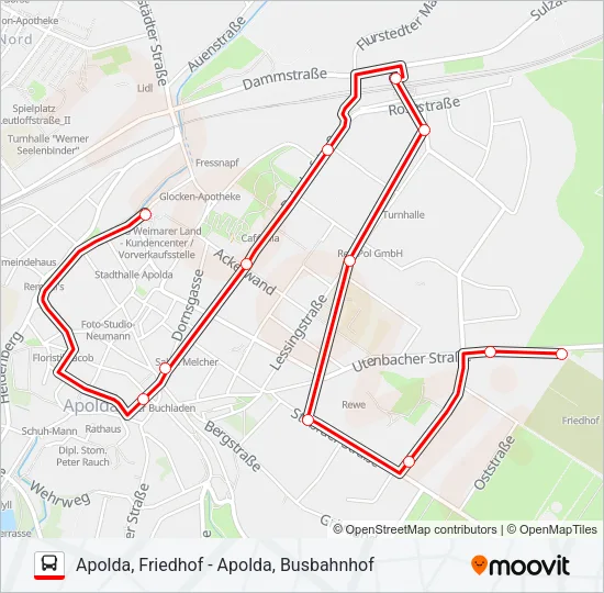 2 Bus Line Map