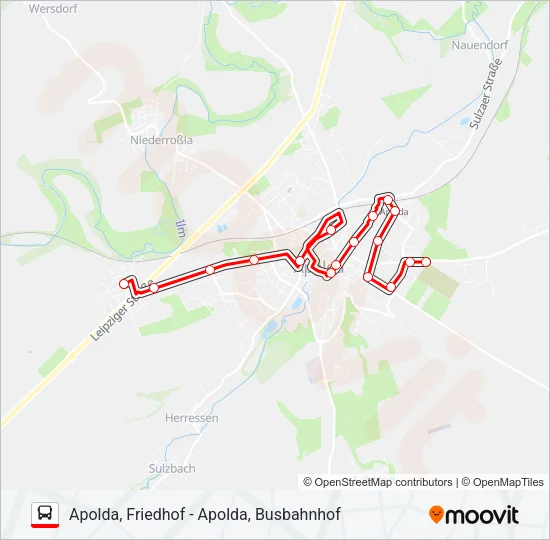 2 Bus Line Map