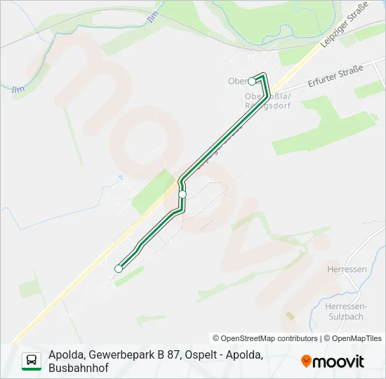3 Bus Line Map