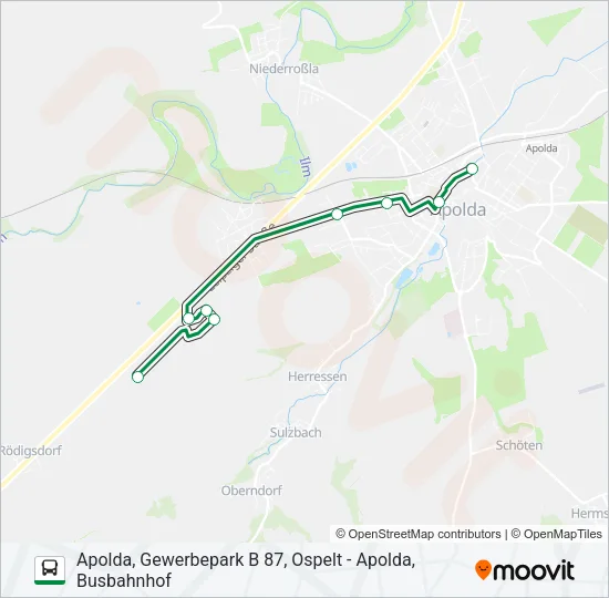 3 Bus Line Map