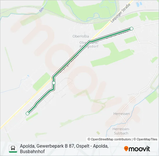 3 Bus Line Map