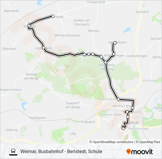 217 Bus Line Map
