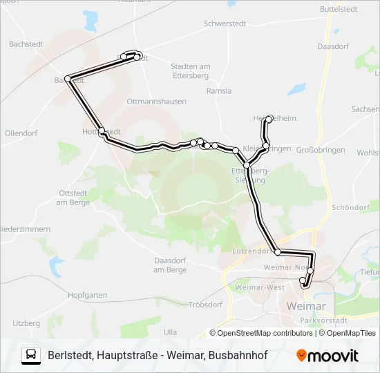 217 Bus Line Map