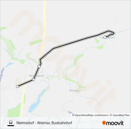 218 Bus Line Map