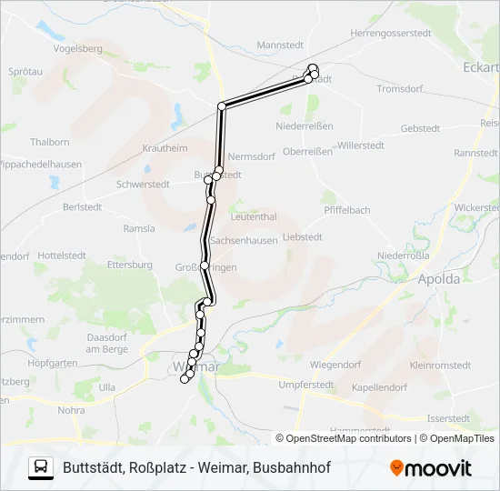 226 Bus Line Map