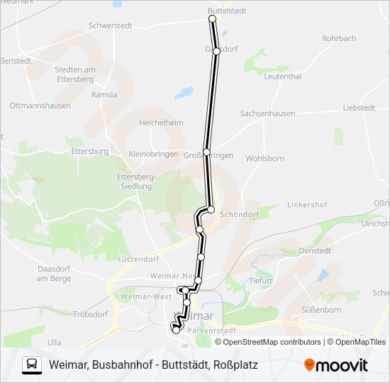 Автобус 226: карта маршрута