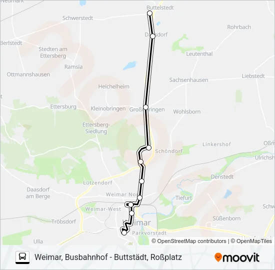 226 Bus Line Map