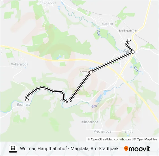 229 Bus Line Map