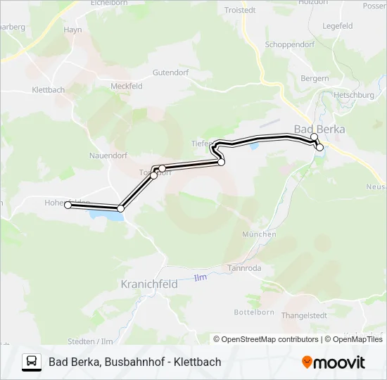 232 Bus Line Map