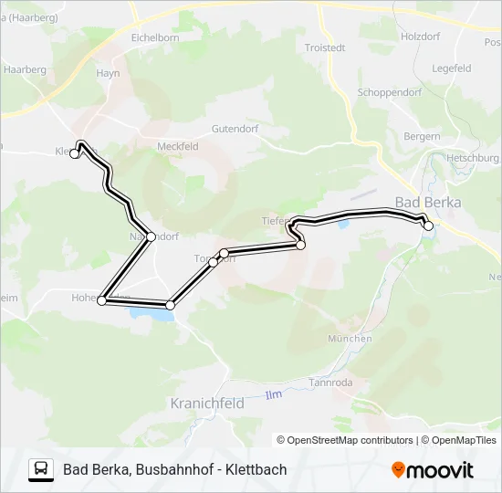 232 Bus Line Map