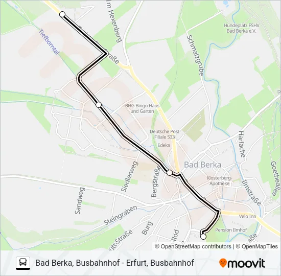 235 Bus Line Map