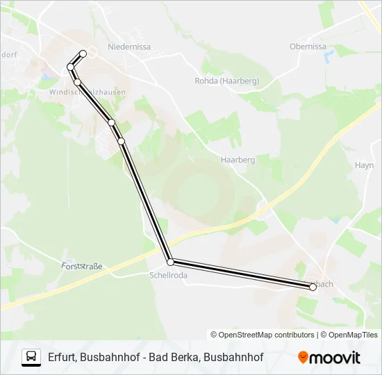 235 Bus Line Map