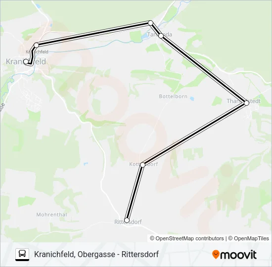 236 Bus Line Map