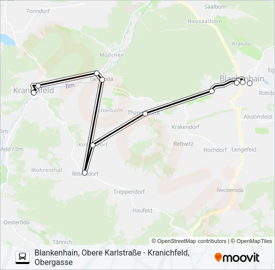 236 Bus Line Map