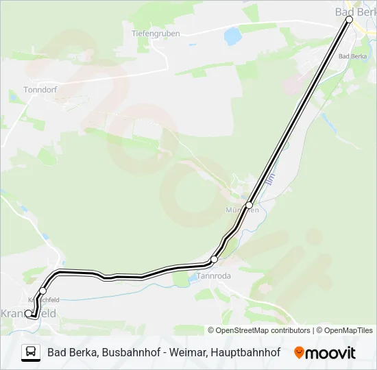 237 Bus Line Map
