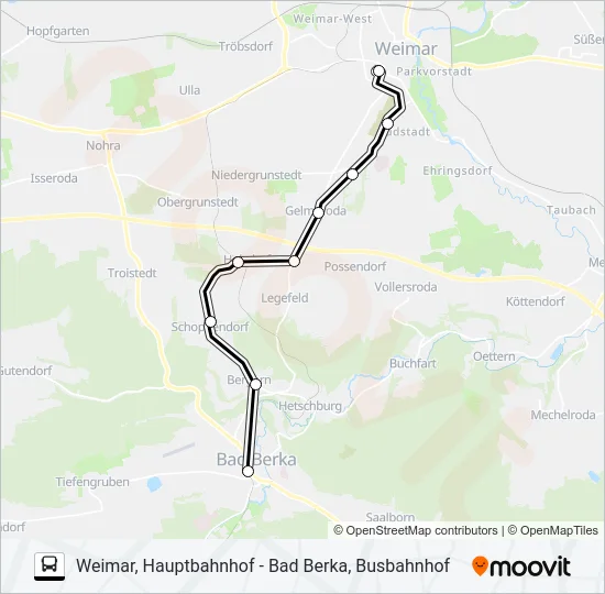 237 Bus Line Map