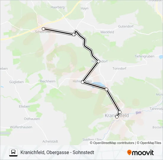 238 Bus Line Map