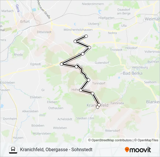 238 Bus Line Map