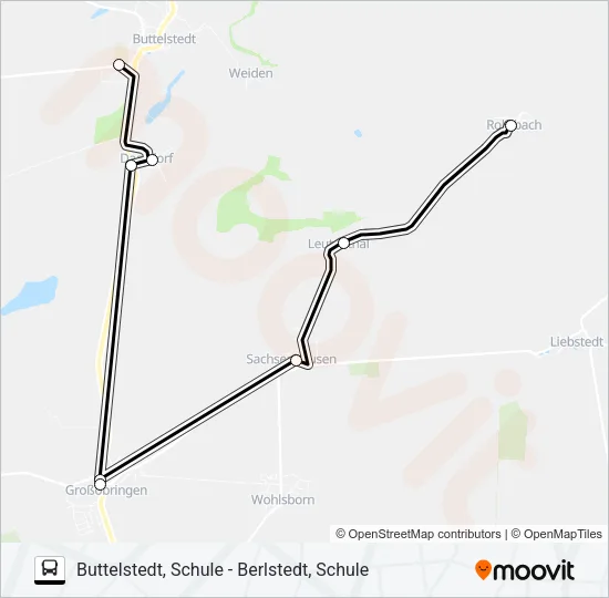 249 Bus Line Map