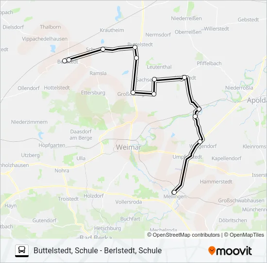 249 Bus Line Map