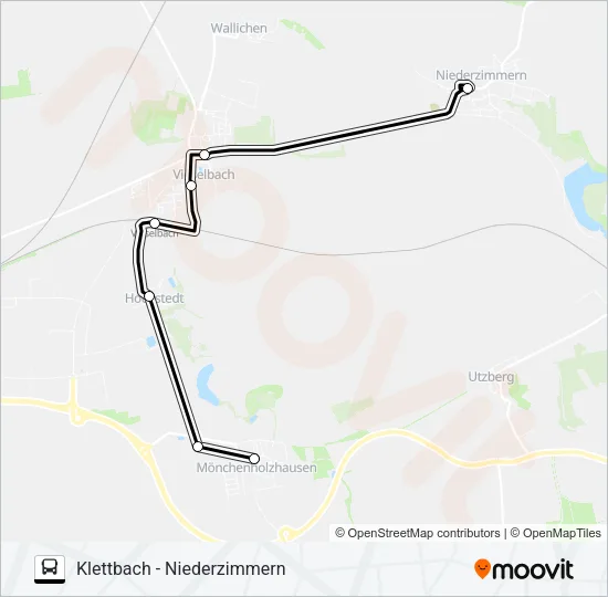252 Bus Line Map