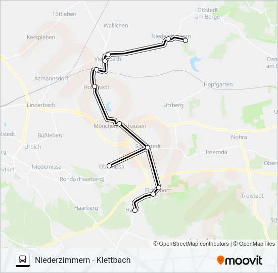 252 Bus Line Map