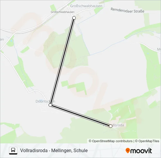 253 Bus Line Map