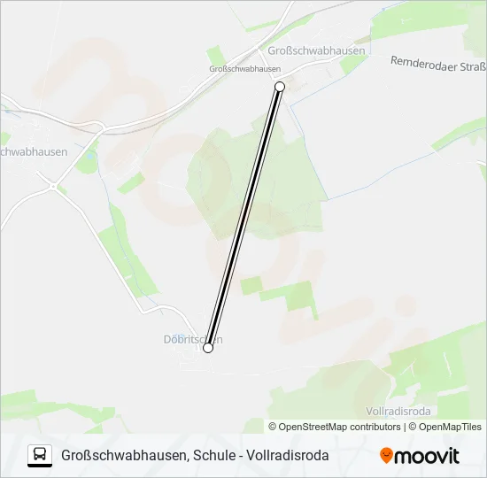 253 Bus Line Map