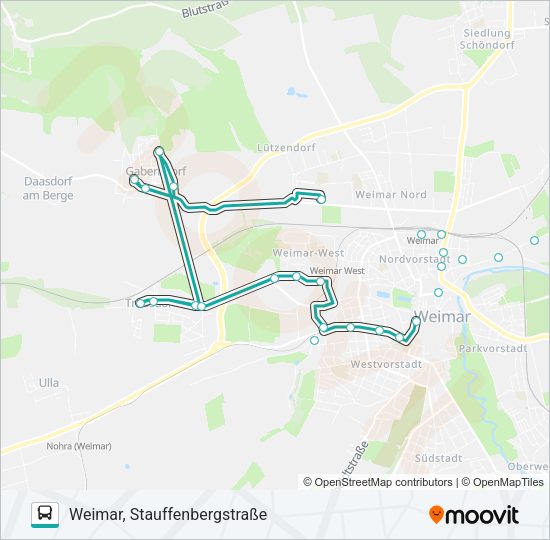 Автобус 3: карта маршрута