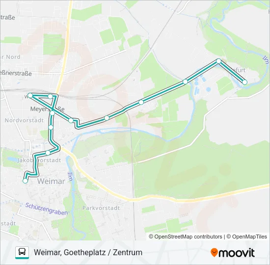 3 Bus Line Map