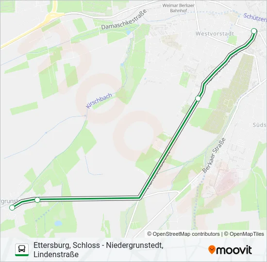 4 Bus Line Map