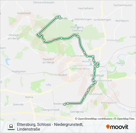 4 Bus Line Map