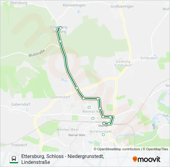 4 Bus Line Map