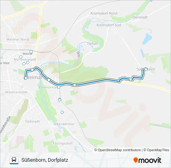 Автобус 9: карта маршрута