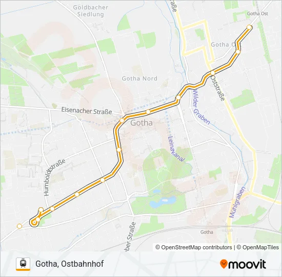 3 Light Rail Line Map