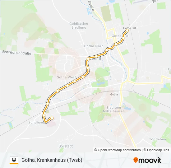 3 Light Rail Line Map