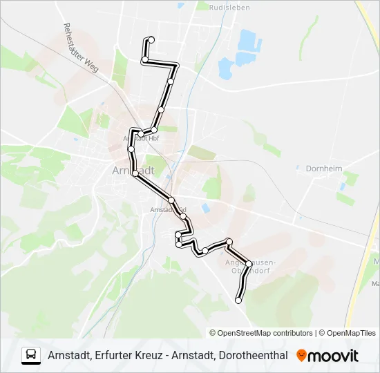 2 Bus Line Map