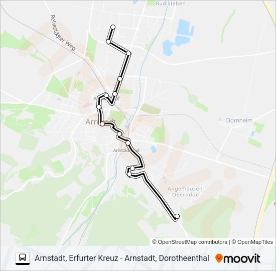Автобус 2: карта маршрута