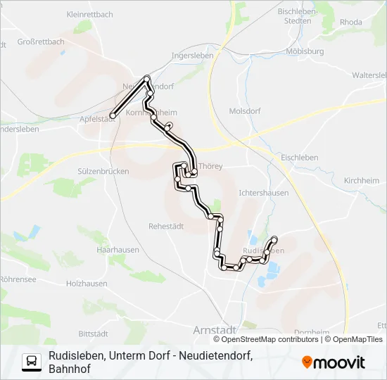 3 Bus Line Map