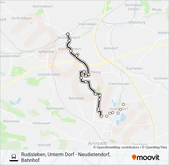 3 Bus Line Map
