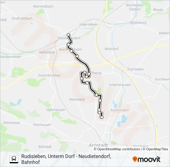 3 Bus Line Map