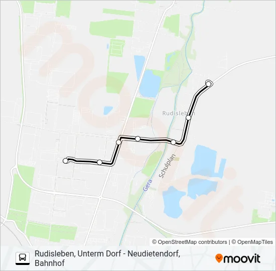 3 Bus Line Map