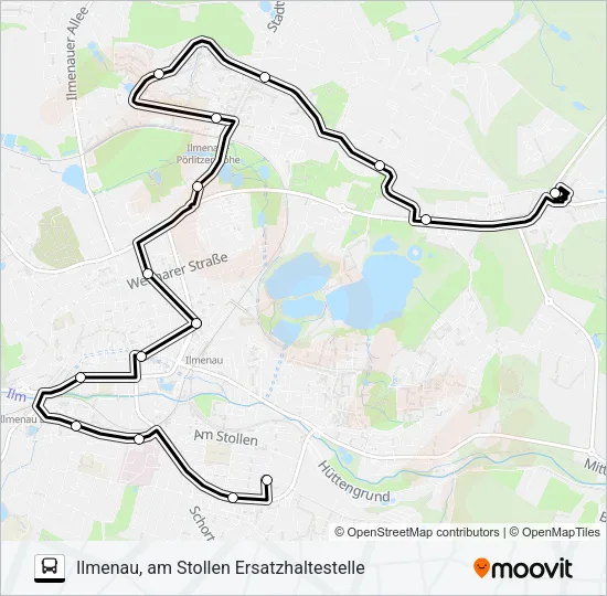 A Bus Line Map