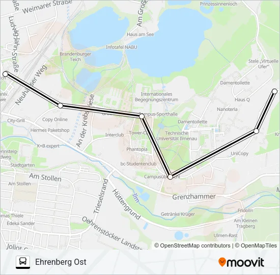 D Bus Line Map