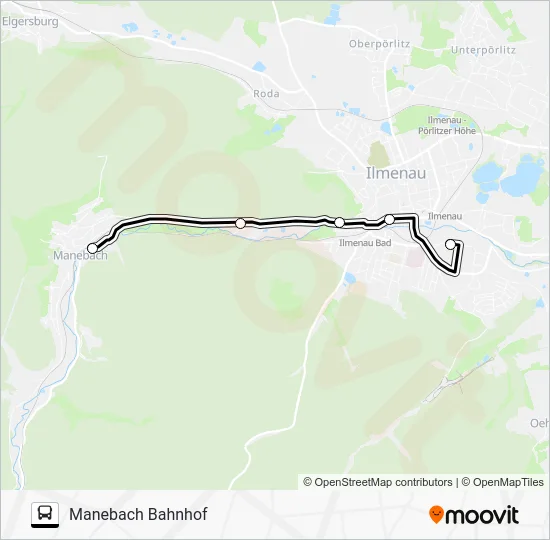 Автобус 300: карта маршрута